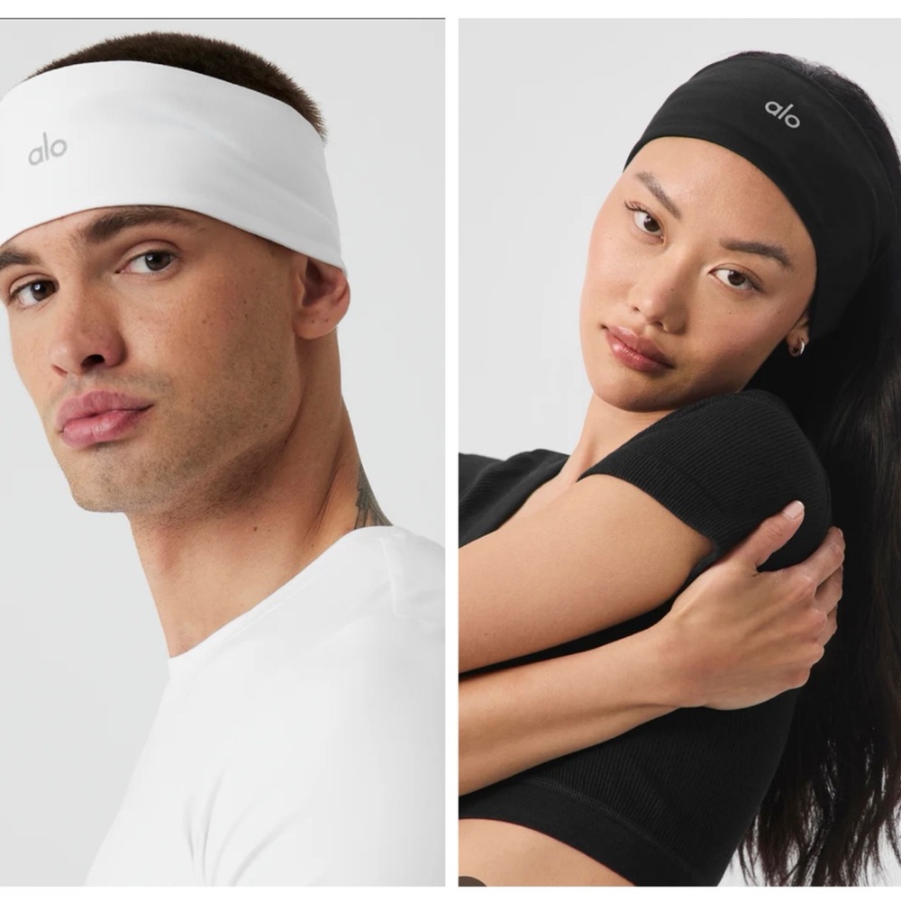 ALO Performance Conquer Headband, bundle of 2, NWT